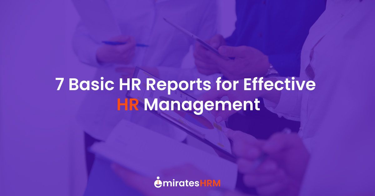 7 Basic HR Reports for Effective HR Management